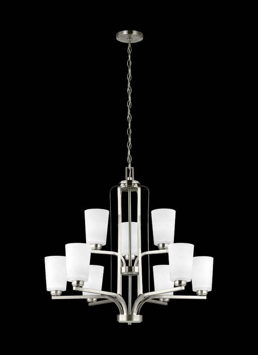 Franport Nine Light Chandelier | 3128909-962