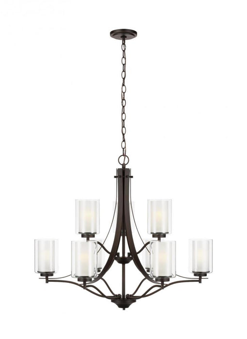 Elmwood Park Nine Light Chandelier | 3137309EN3-710