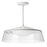 Dainolite 35W Pendant Matte White Finish w/ Clear Glass