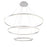 3-tiers 3-light 61" Integrated Led Grand Chandelier | 31474-016