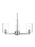 Fullton Three Light Chandelier | 3164203C-05