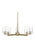 Fullton Five Light Chandelier | 3164205C-848