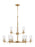 Zire Nine Light Chandelier | 3190309-848