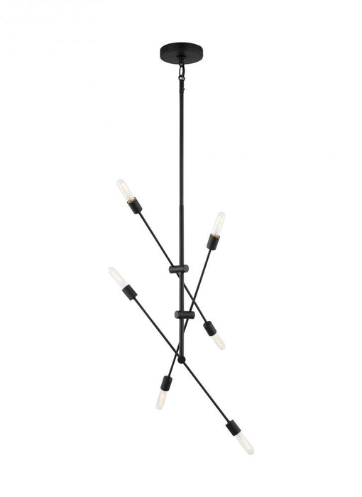 Visual Comfort & Co. Studio Collection Six Light Large Chandelier