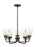 Belton Five Light Up Chandelier | 3214505-710