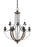 Generation Lighting Corbeille traditional 9-light LED indoor dimmable ceiling chandelier pendant light in stardust weath