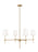 Baker Four Light Large Chandelier | 3287204EN-848