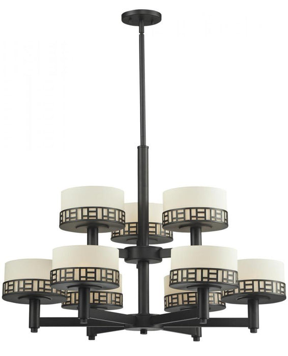 9 Light Chandelier | 329-9-BRZ
