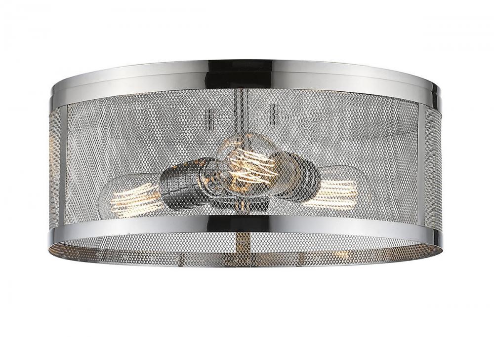 3 Light Flush Mount | 331F14-CH