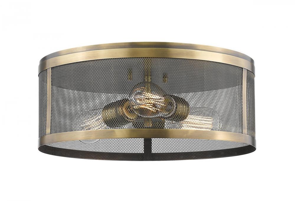 3 Light Flush Mount | 331F14-NB