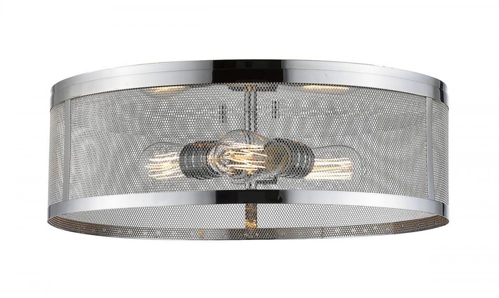 3 Light Flush Mount | 331F18-CH