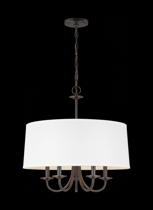 Seville Five Light Shade Chandelier | 3320205EN-710