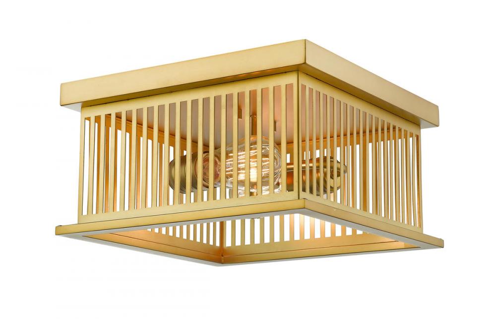 2 Light Flush Mount | 333F2BR