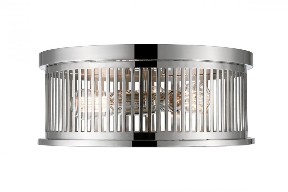 3 Light Flush Mount | 334F3PN