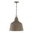 1-light Tapered Metal Pendant In Clay | 335311CY