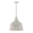 Capital 1-Light Tapered Metal Pendant in Stucco