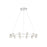 Netto, Led Chandelier, Med, Chr | 33725-017