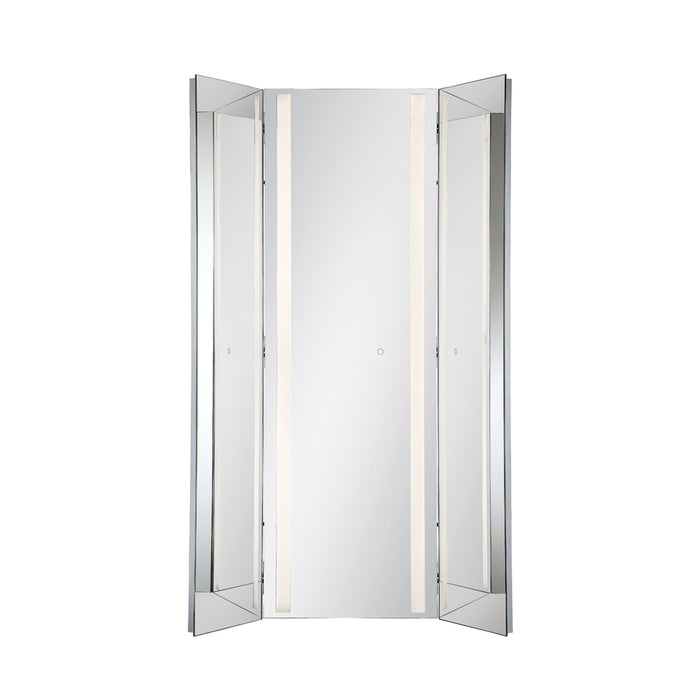 Eurofase Mirror, LED, Tri-fold, Large, Chr