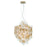 Trento 7 Light Chandelier In Antique Gold | 34030-026