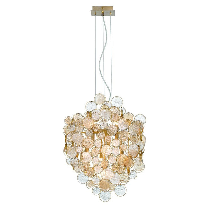 Trento 7 Light Chandelier In Antique Gold | 34030-026