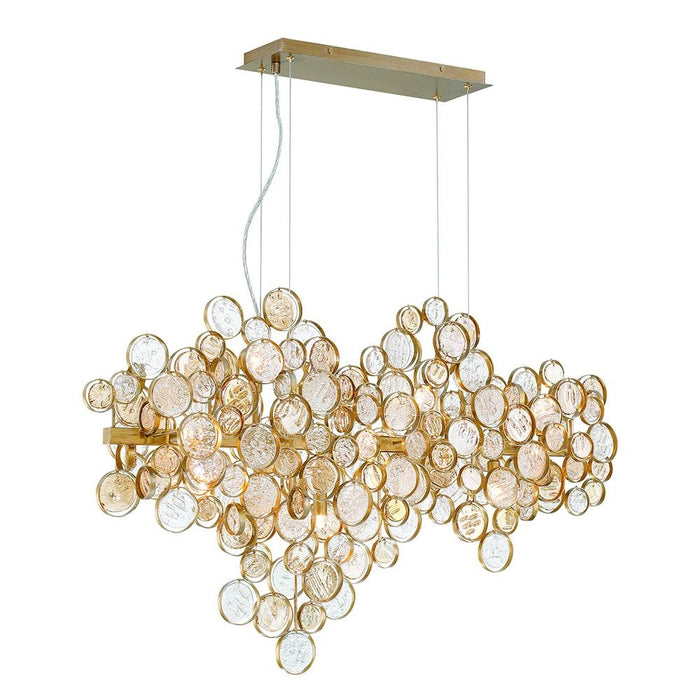 Trento 12 Light Chandelier In Antique Gold | 34031-022