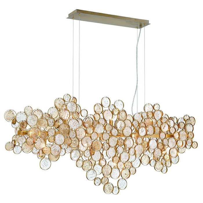 Trento 15 Light Chandelier In Antique Gold | 34032-027