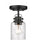 1 Light Flush Mount | 340F1-MB