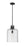 1 Light Pendant | 340P12-MB