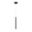 Navada, 1lt Led Pendant, Sml, Blk | 34164-044
