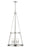 4 Light Pendant | 341P18-PN