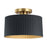 1 Light Semi- Flush Mount / Semi-plafonnier 1 Light | 206962A