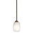 Kichler Eileen 8" 1 Light Mini Pendant with Satin Etched Cased Opal Glass in Olde BronzeÂ®