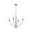 Jheni Four-light Chandelier With Clear Glass Shades | P400453-009