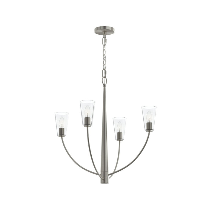 Jheni Four-light Chandelier With Clear Glass Shades | P400453-009