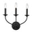 3 Light Wall Sconce | 3500-3S-MB