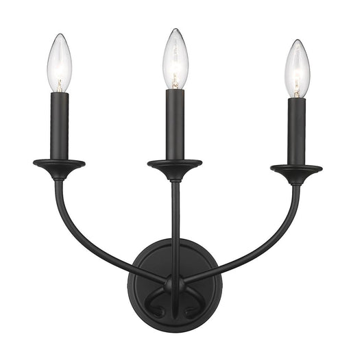 3 Light Wall Sconce | 3500-3S-MB