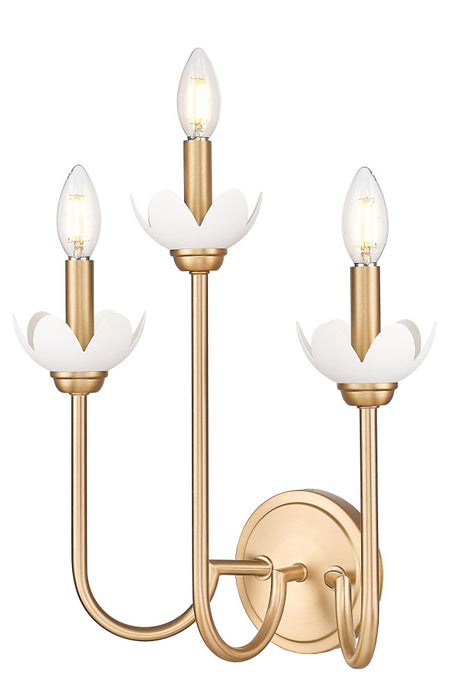 3 Light Wall Sconce | 352-3S-MGLD