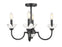 4 Light Semi Flush Mount | 352-4SF-MB
