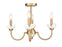 4 Light Semi Flush Mount | 352-4SF-MGLD