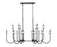 16 Light Linear Chandelier | 352-56L-MB