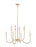 8 Light Chandelier | 352-8MGLD
