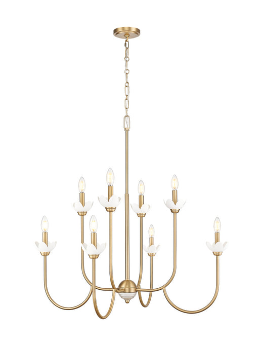8 Light Chandelier | 352-8MGLD