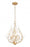 4 Light Chandelier | 353-18MGLD