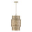 1-light Medallion Cylindrical Pendant In Champagne Brass | 354111HB