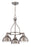 Craftmade Timarron 3 Light Down Chandelier in Antique Nickel