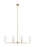 Foxdale Six Light Linear Chandelier | 3609306EN-848