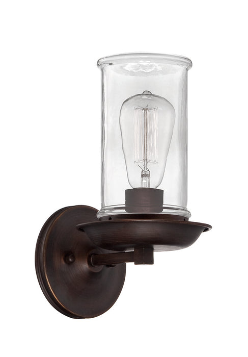Craftmade Thornton 1 Light Wall Sconce in Aged Bronze Brushed