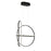 Berkley, Chandelier,led,m Blk | 37035-013