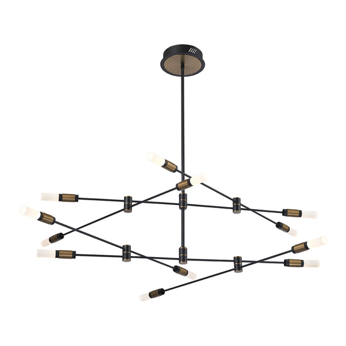 Albany, Chandelier,  12 Light  , Led, Blk | 37051-013