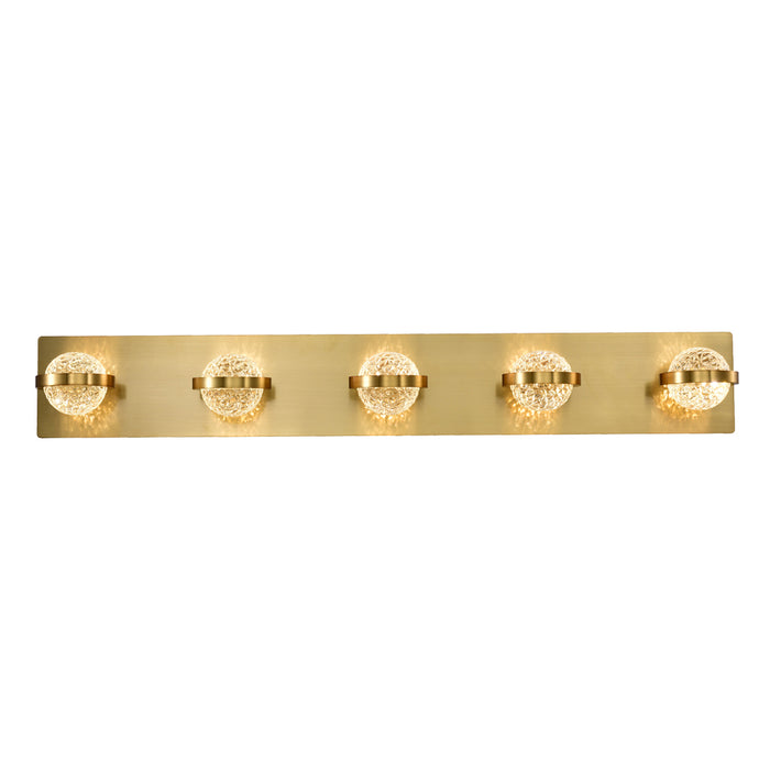 Ryder,bathbar,led, 5 Light ,br Gold | 37071-028